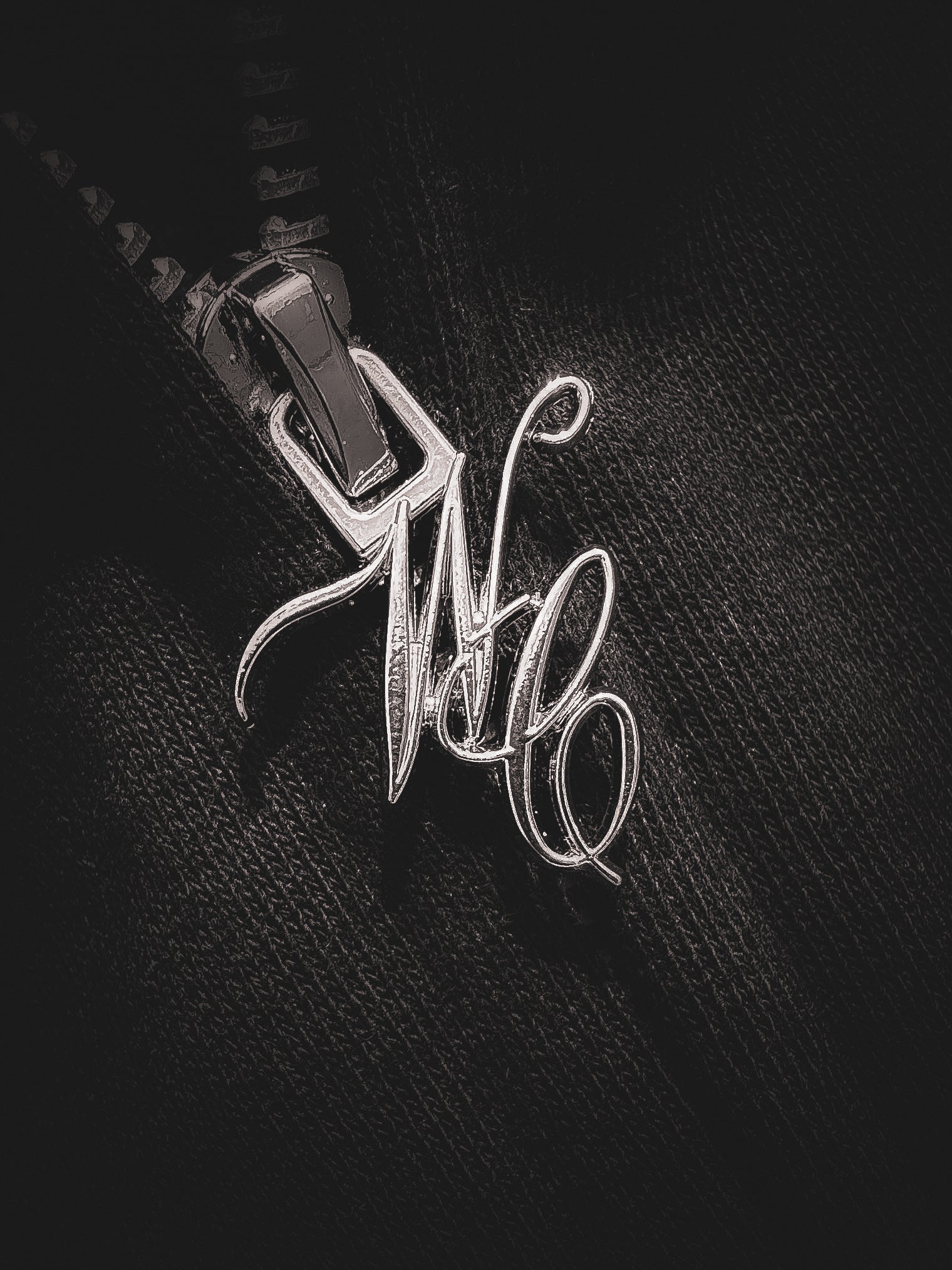 WC Rhinestone Zip-Up Hoodie